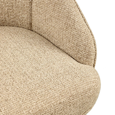 Eetkamerstoel Beverly naturel chique draaibaar by Richmond Interiors