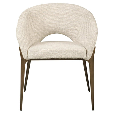 Eetkamerstoel Kenzi naturel lineair vlamvertragend by Richmond Interiors