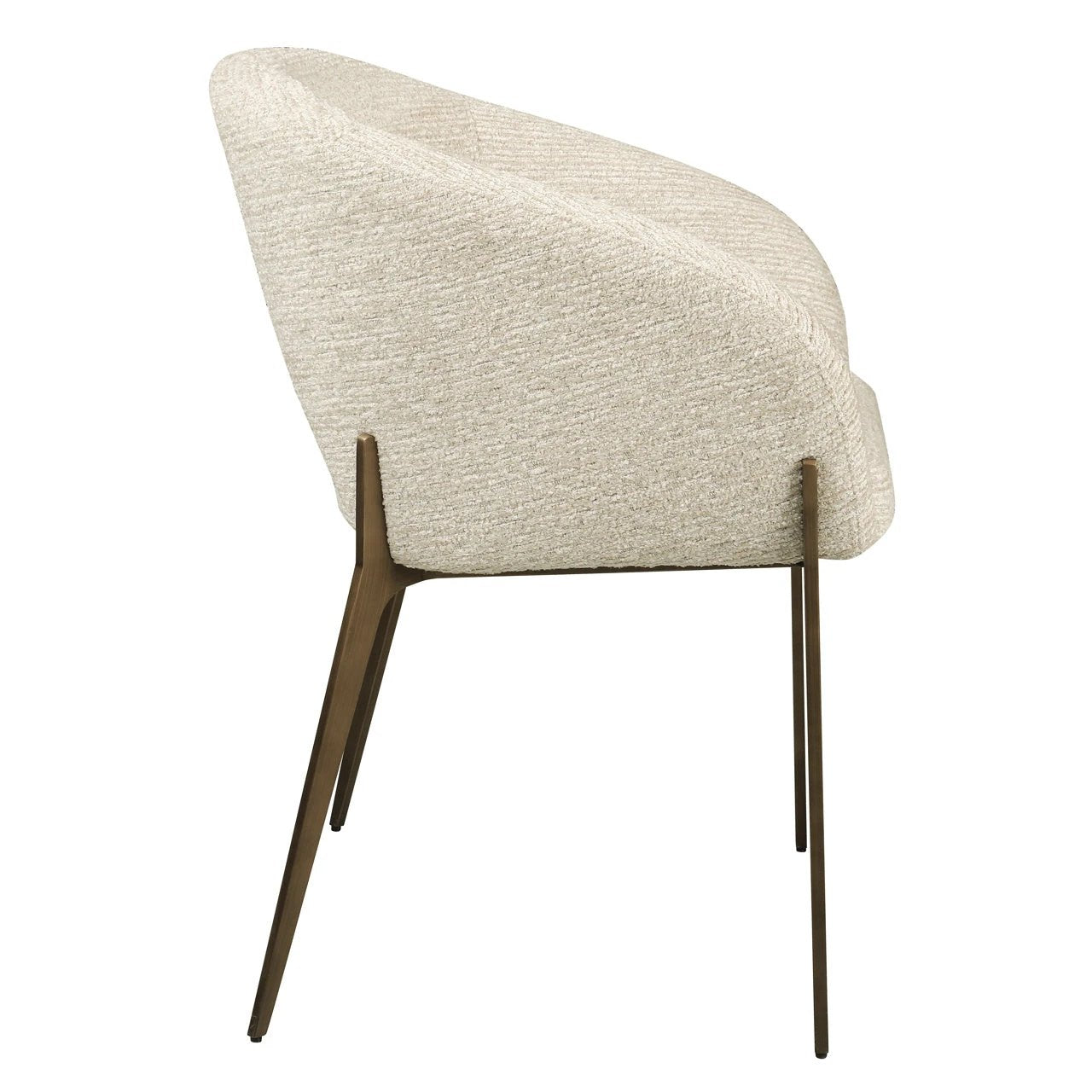 Eetkamerstoel Kenzi naturel lineair vlamvertragend by Richmond Interiors
