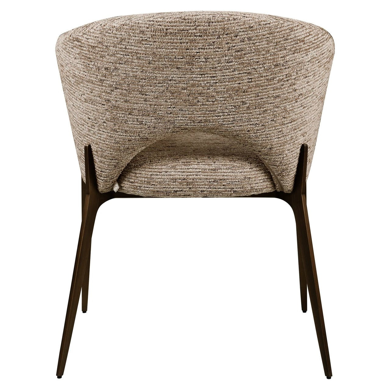 Eetkamerstoel Kenzi mocca lineair brandvertragend by Richmond Interiors