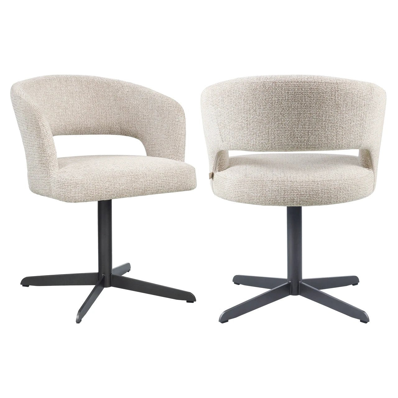 Eetkamerstoel Blanca naturel chique brandvertragend by Richmond Interiors