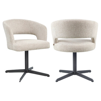 Eetkamerstoel Blanca naturel chique brandvertragend by Richmond Interiors