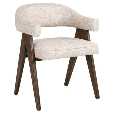 Eetkamerstoel Mori crème tweed vlamvertragend by Richmond Interiors