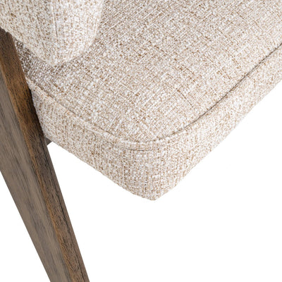 Eetkamerstoel Mori crème tweed vlamvertragend by Richmond Interiors