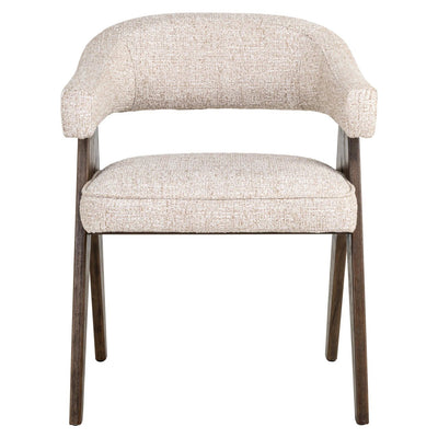 Eetkamerstoel Mori crème tweed vlamvertragend by Richmond Interiors