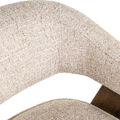 Eetkamerstoel Mori crème tweed vlamvertragend by Richmond Interiors