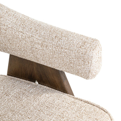Eetkamerstoel Mori crème tweed vlamvertragend by Richmond Interiors