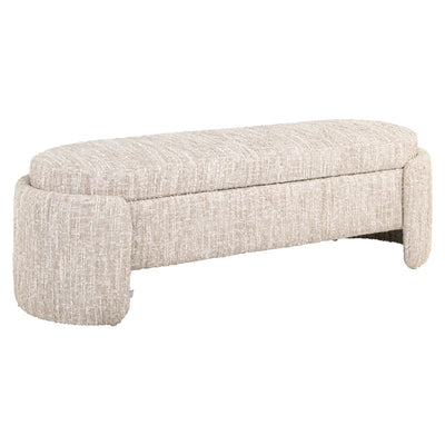 Bank Cupid beige angora met opbergruimte by Richmond Interiors