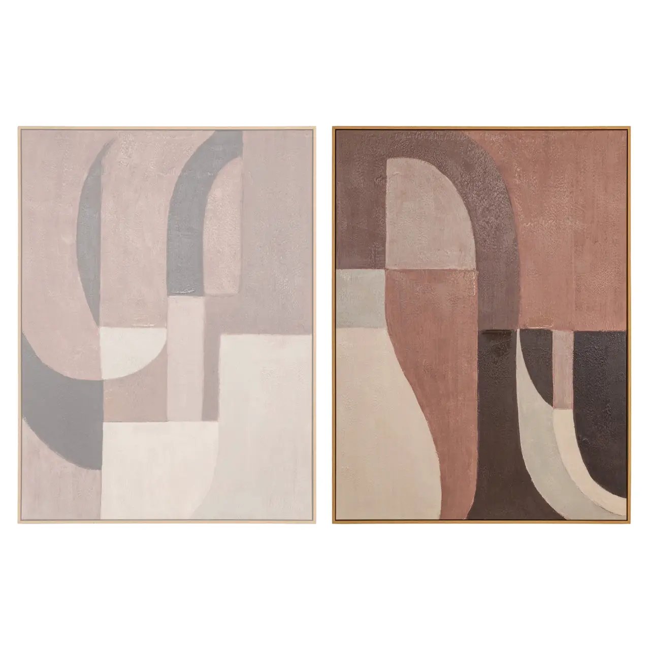 Wanddecoratie Tatu links bruin by Richmond Interiors