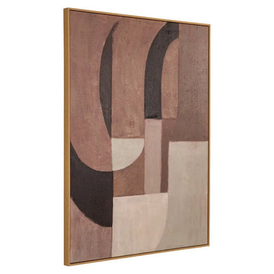 Wanddecoratie Tatu rechts bruin by Richmond Interiors