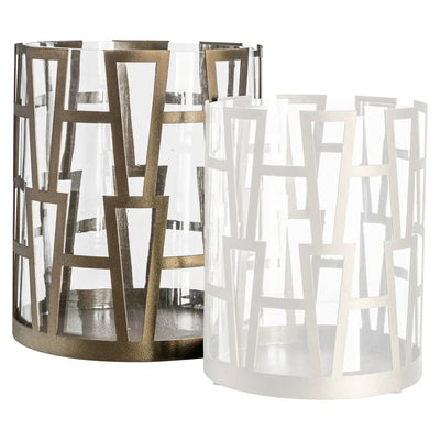 Windlicht Shandy antiek messing groot by Richmond Interiors