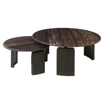 Salontafel Menton bordeaux (set van 2) by Richmond Interiors