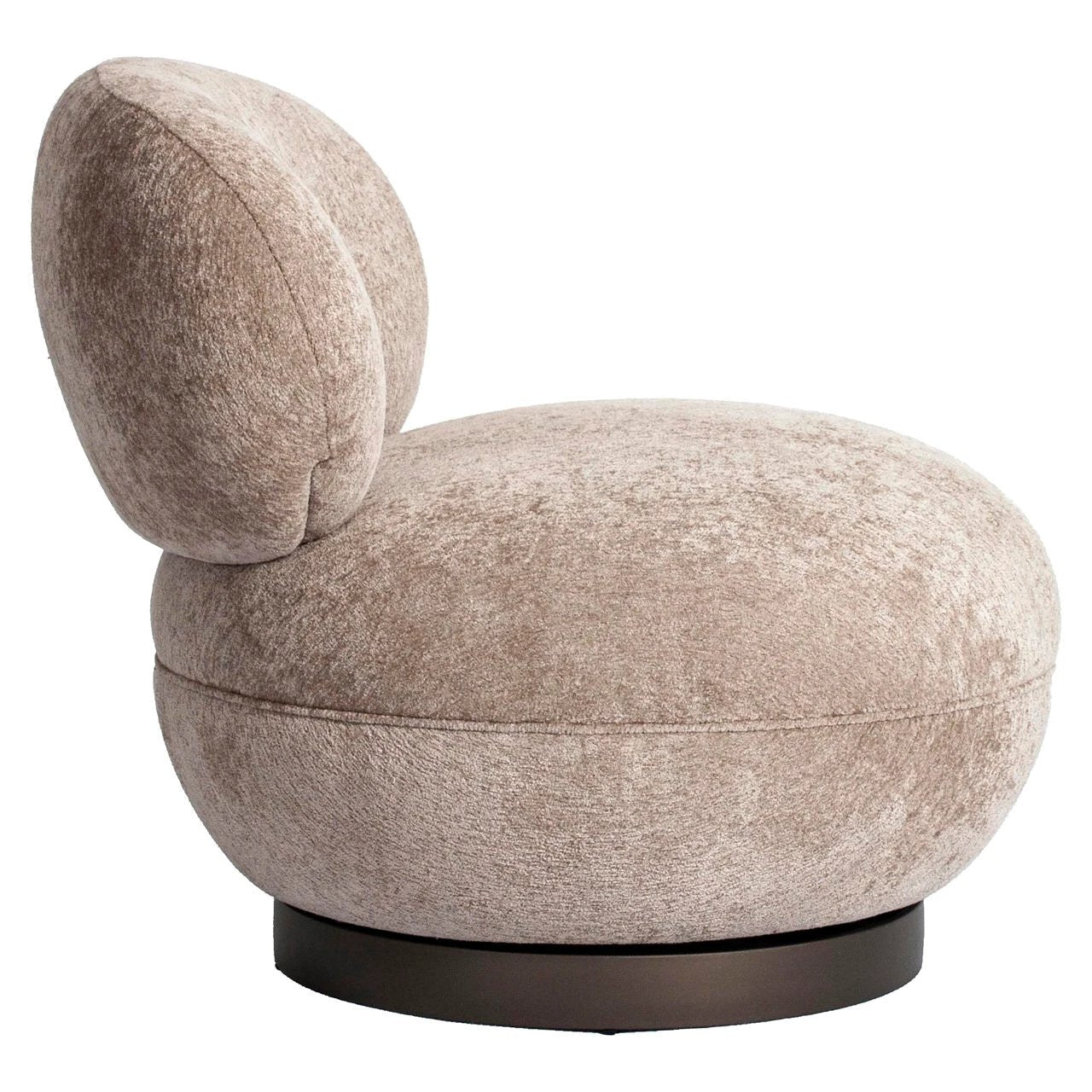 Loungestoel Jace be easy zand draaibaar vlamvertragend by Richmond Interiors