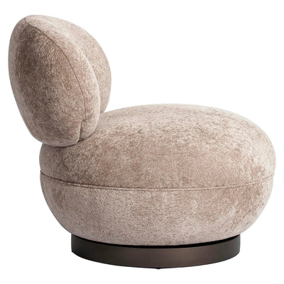 Loungestoel Jace be easy zand draaibaar vlamvertragend by Richmond Interiors