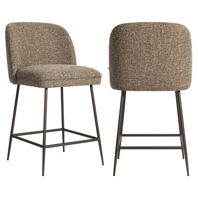 Counterstoel Pullitzer bruine tweed by Richmond Interiors