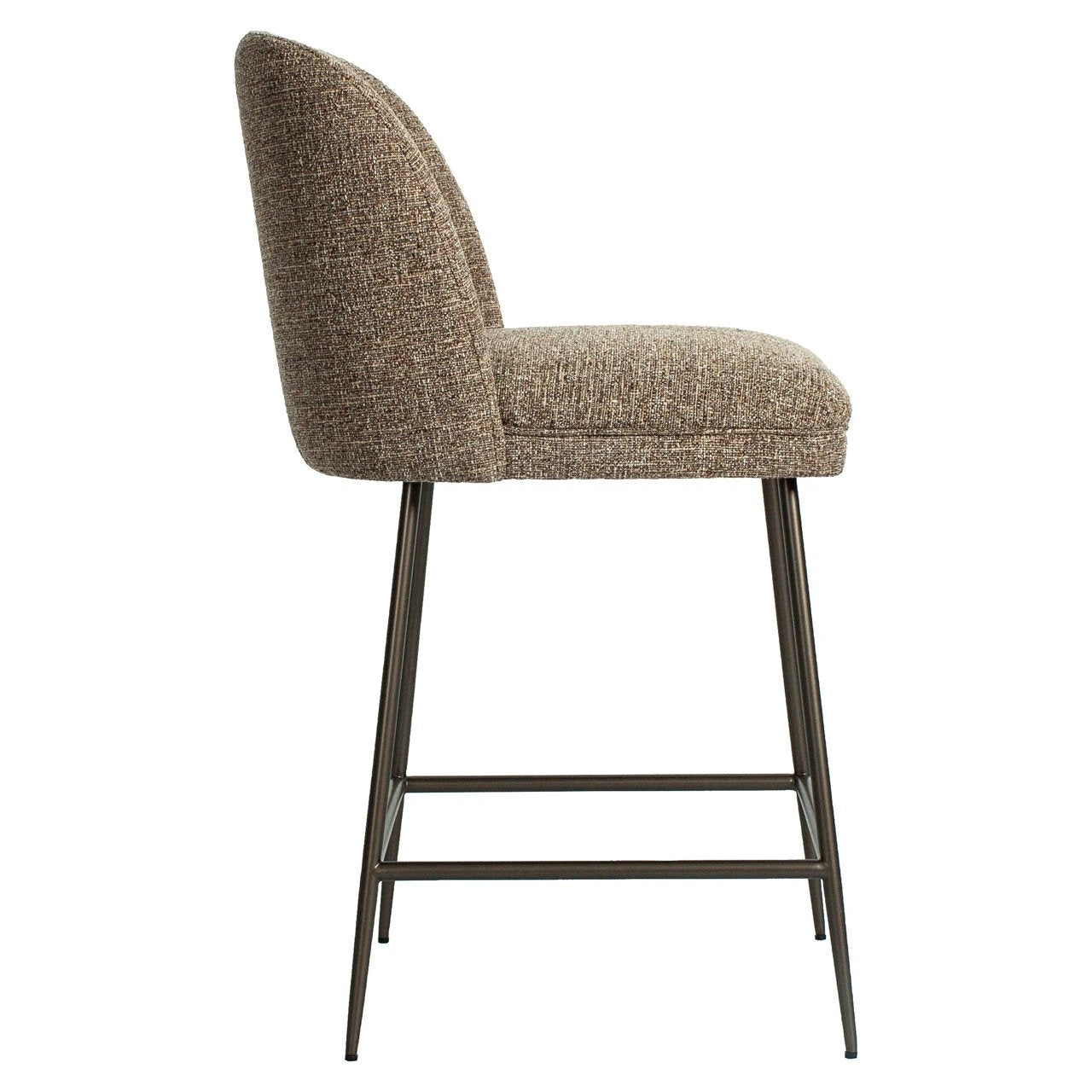 Counterstoel Pullitzer bruine tweed by Richmond Interiors