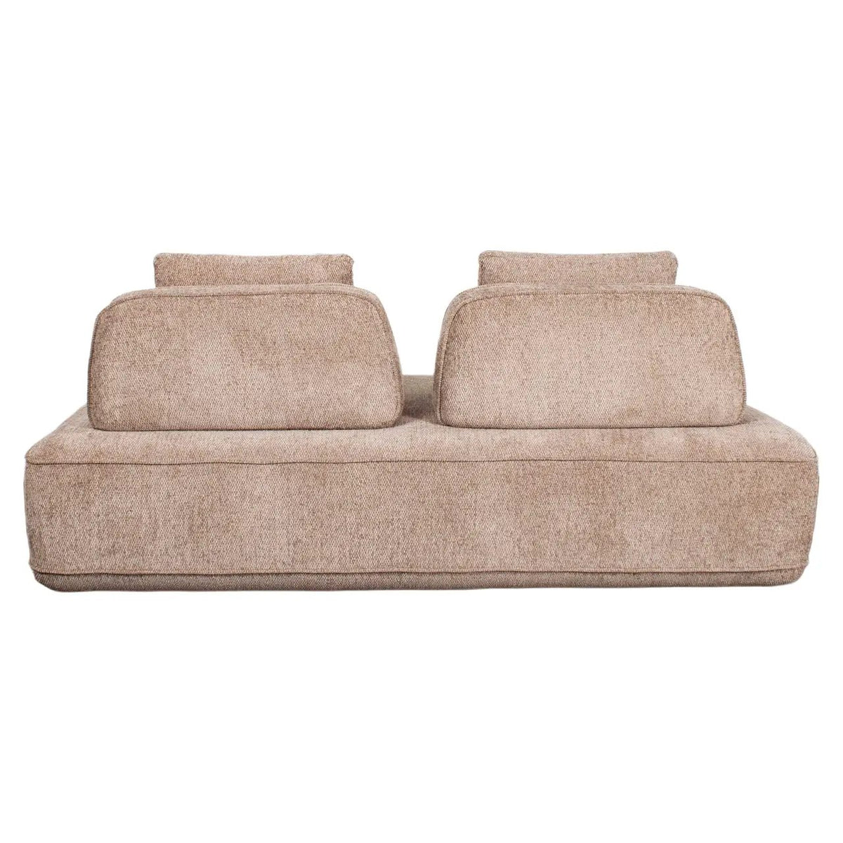 Bank Tudor mocca boldweave 2,5-zits met verplaatsbare rugleuning by Richmond Interiors