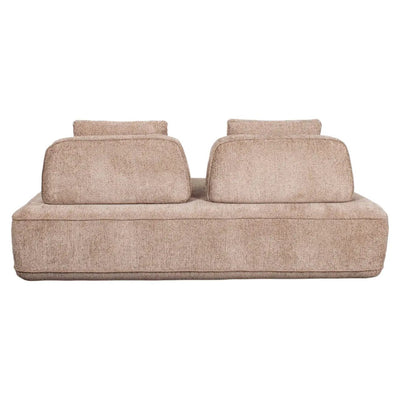 Bank Tudor mocca boldweave 2,5-zits met verplaatsbare rugleuning by Richmond Interiors