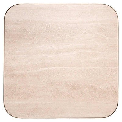 Salontafel Claridge beige 70x70 (cumulus) by Richmond Interiors