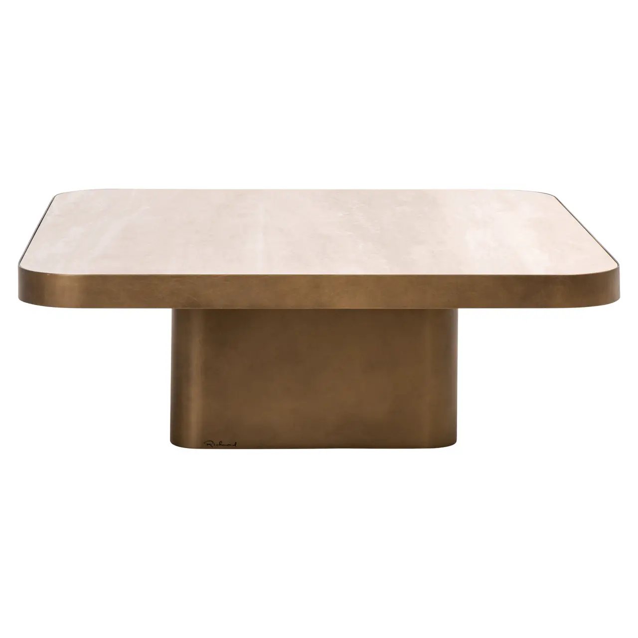 Salontafel Claridge beige 90x90 (cumulus) by Richmond Interiors