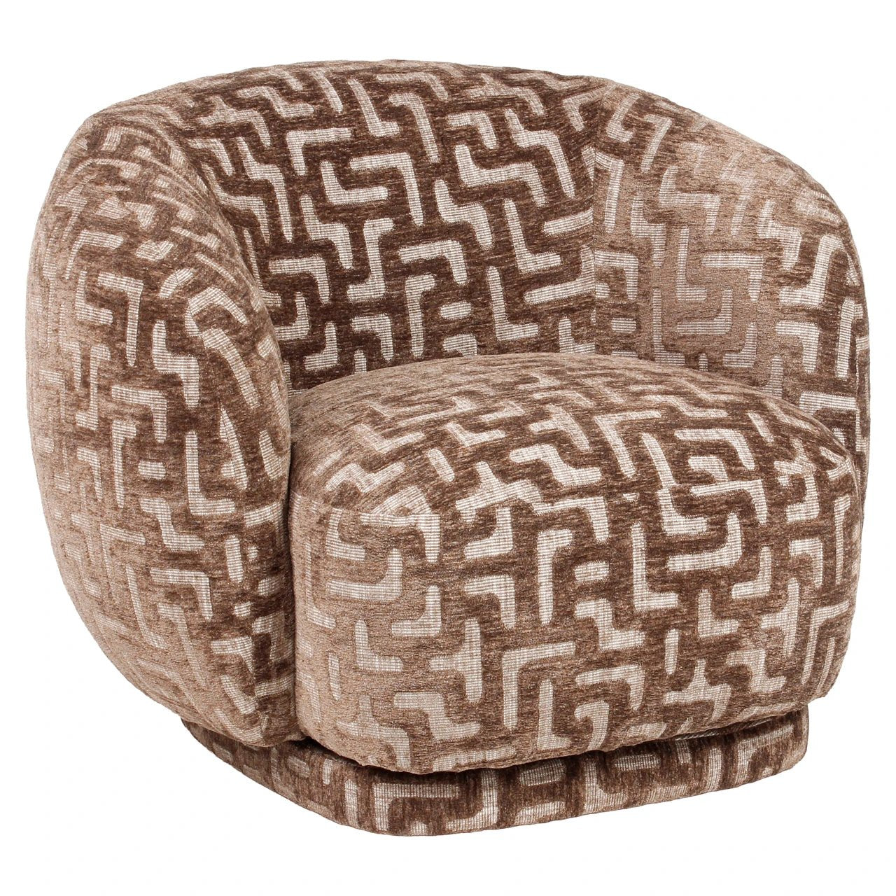Loungestoel Negreslo bruin labyrint by Richmond Interiors