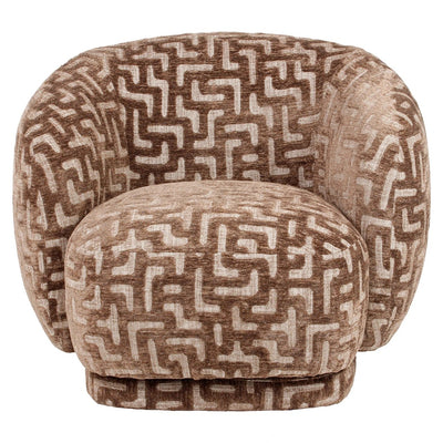 Loungestoel Negreslo bruin labyrint by Richmond Interiors