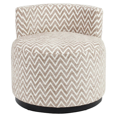 Loungestoel Franny zand chevron by Richmond Interiors