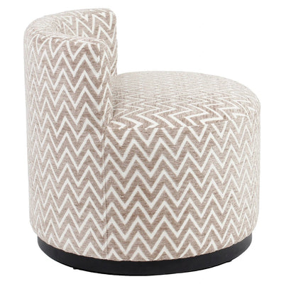 Loungestoel Franny zand chevron by Richmond Interiors