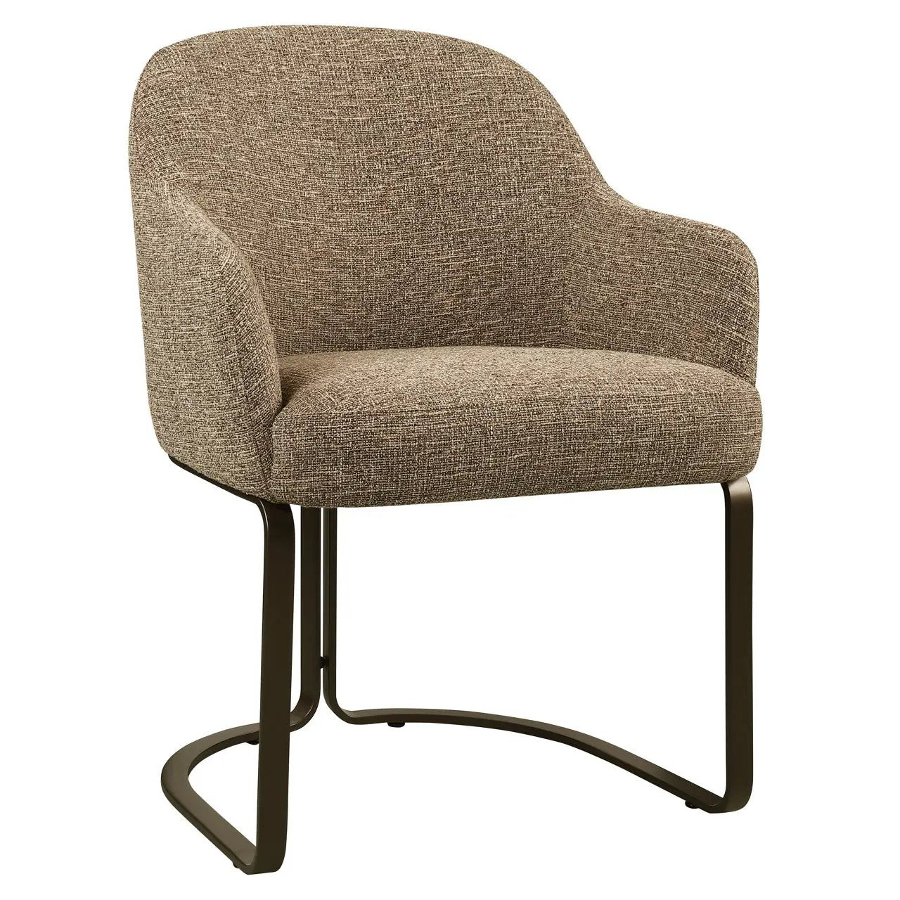 Eetkamerstoel Hadley bruine tweed vlamvertragend by Richmond Interiors