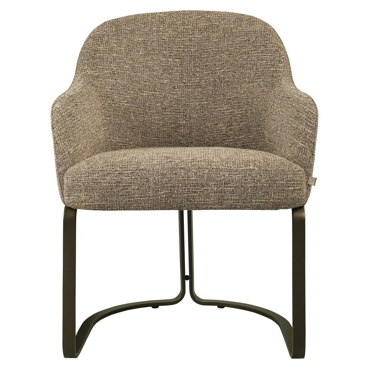 Eetkamerstoel Hadley bruine tweed vlamvertragend by Richmond Interiors