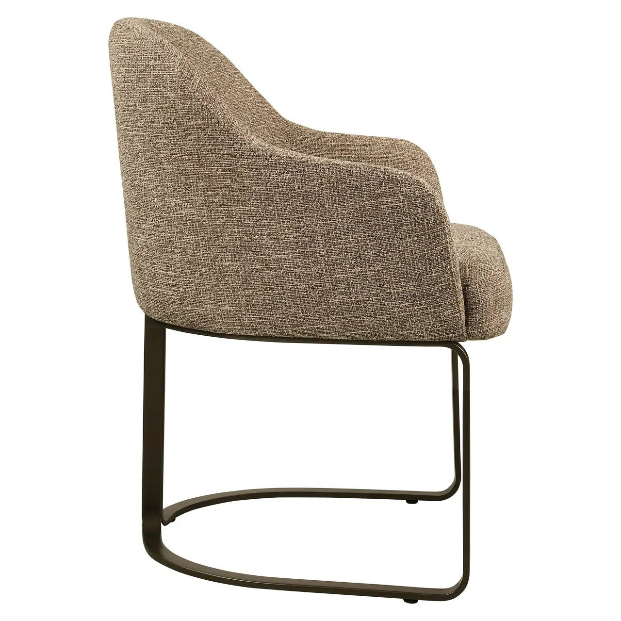 Eetkamerstoel Hadley bruine tweed vlamvertragend by Richmond Interiors
