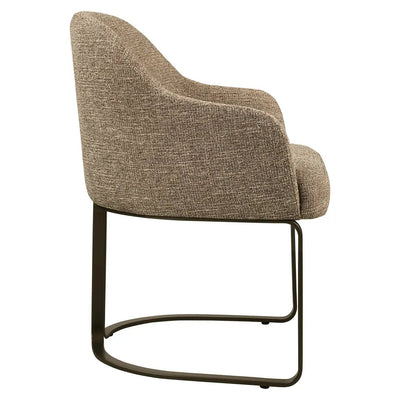 Eetkamerstoel Hadley bruine tweed vlamvertragend by Richmond Interiors