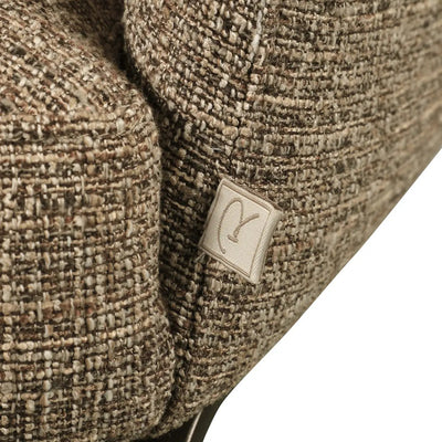 Eetkamerstoel Hadley bruine tweed vlamvertragend by Richmond Interiors