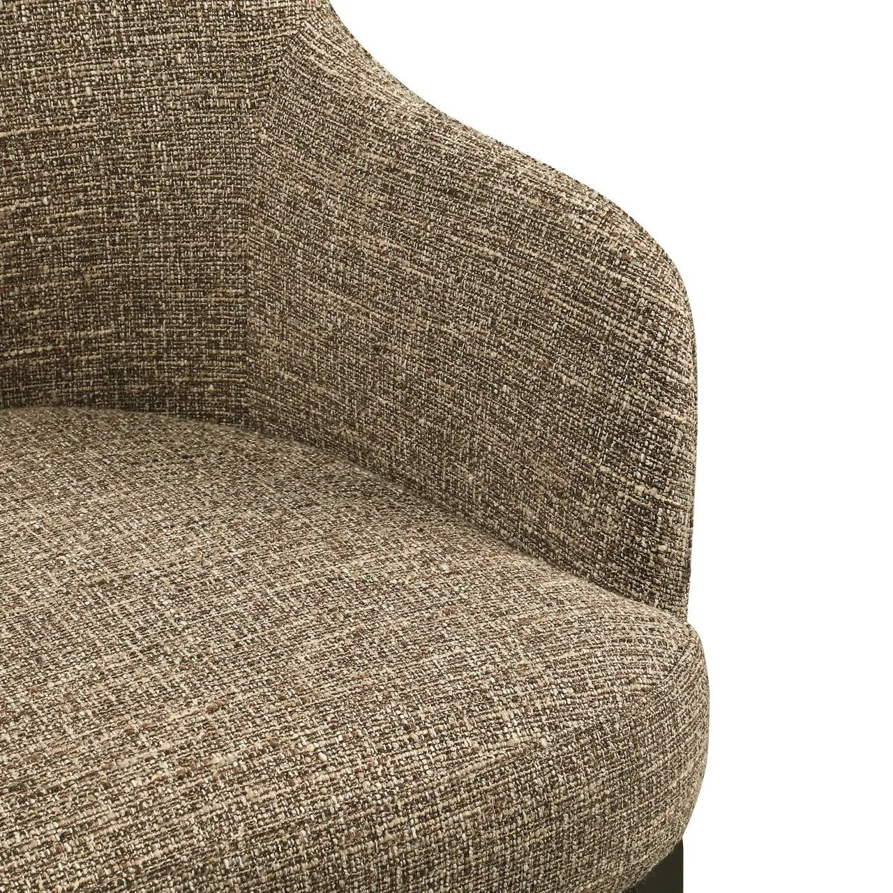 Eetkamerstoel Hadley bruine tweed vlamvertragend by Richmond Interiors