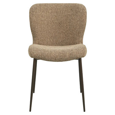 Eetkamerstoel Odarby bruine tweed vlamvertragend (set van 2) by Richmond Interiors