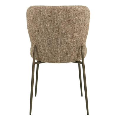 Eetkamerstoel Odarby bruine tweed vlamvertragend (set van 2) by Richmond Interiors