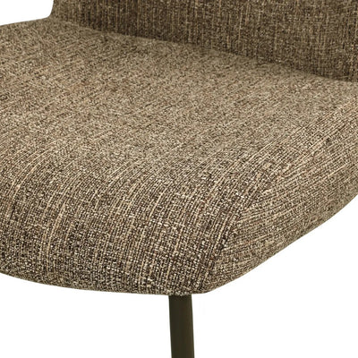 Eetkamerstoel Odarby bruine tweed vlamvertragend (set van 2) by Richmond Interiors