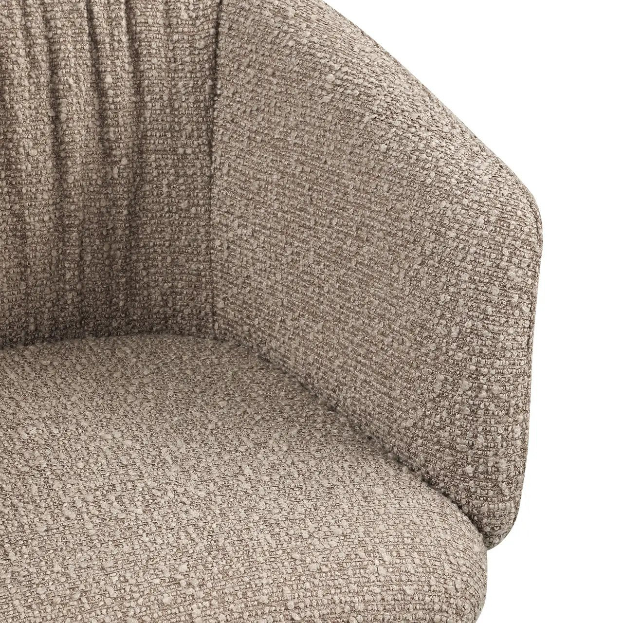 Eetkamerstoel Madeline mocca robuust draaibaar by Richmond Interiors