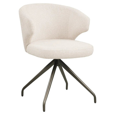Eetkamerstoel Milly biscotti draaibaar by Richmond Interiors