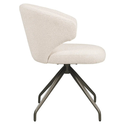 Eetkamerstoel Milly biscotti draaibaar by Richmond Interiors