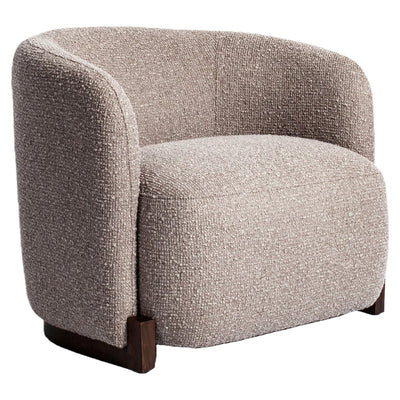 Loungestoel Hannah mocca grofgebreid brandvertragend by Richmond Interiors