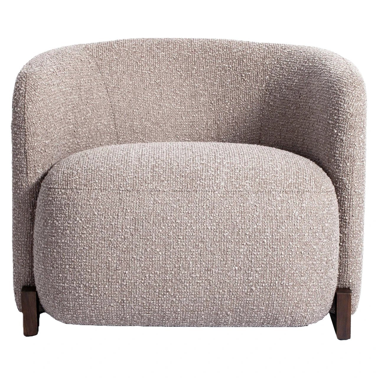 Loungestoel Hannah mocca grofgebreid brandvertragend by Richmond Interiors