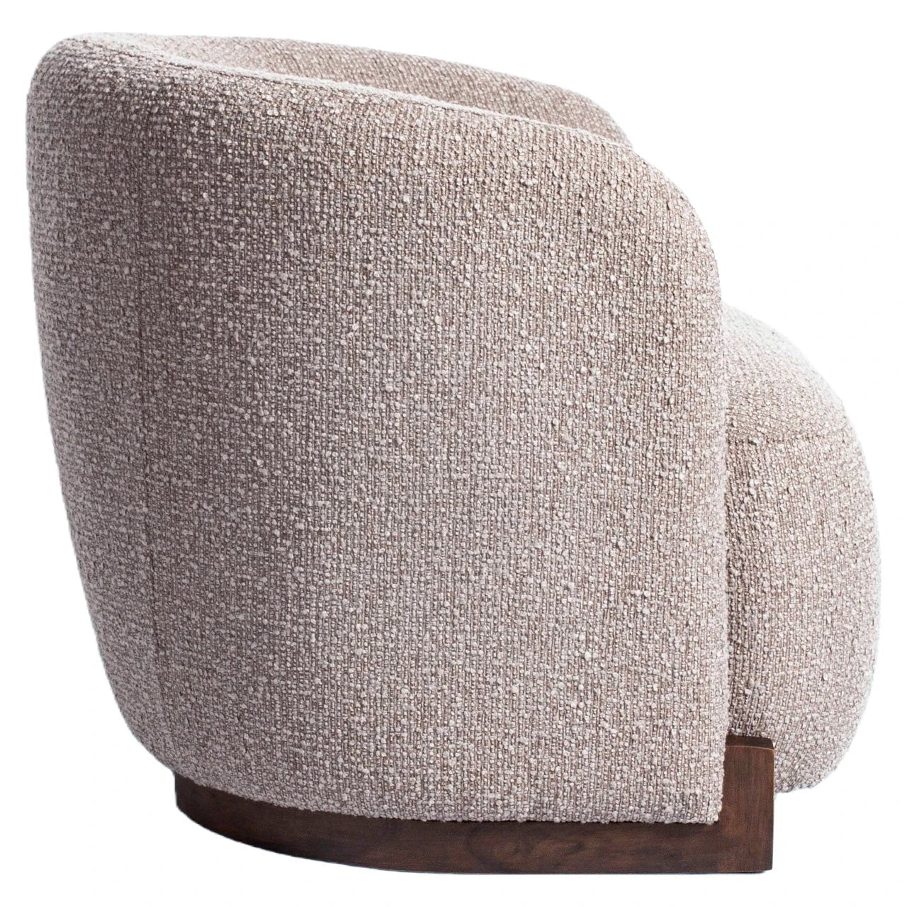 Loungestoel Hannah mocca grofgebreid brandvertragend by Richmond Interiors