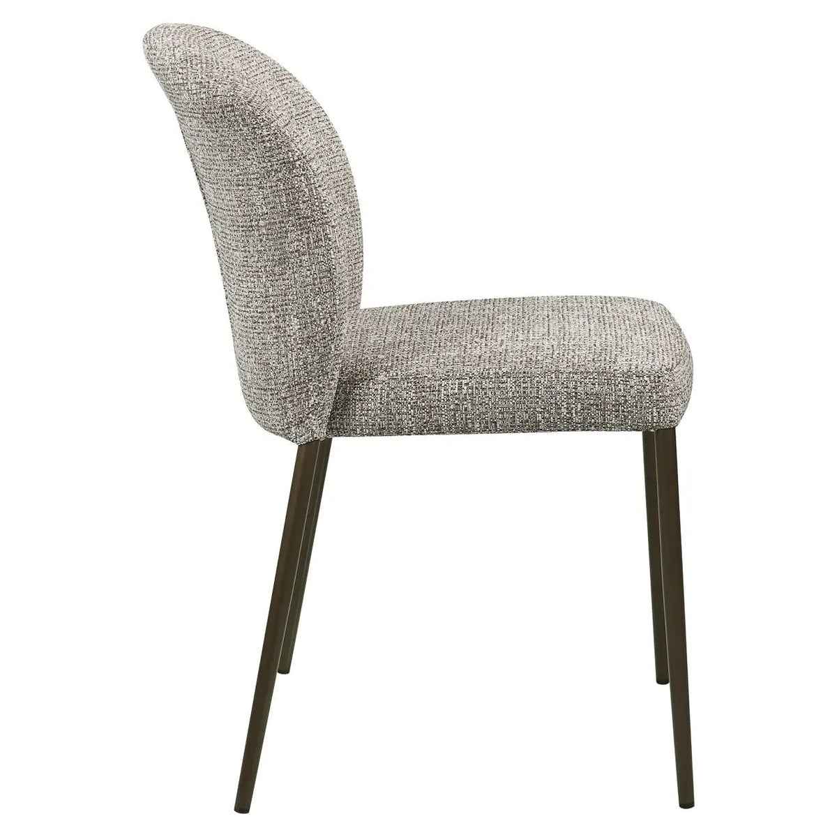 Eetkamerstoel Stacker aardetint tweed vlamvertragend (set van 2) by Richmond Interiors