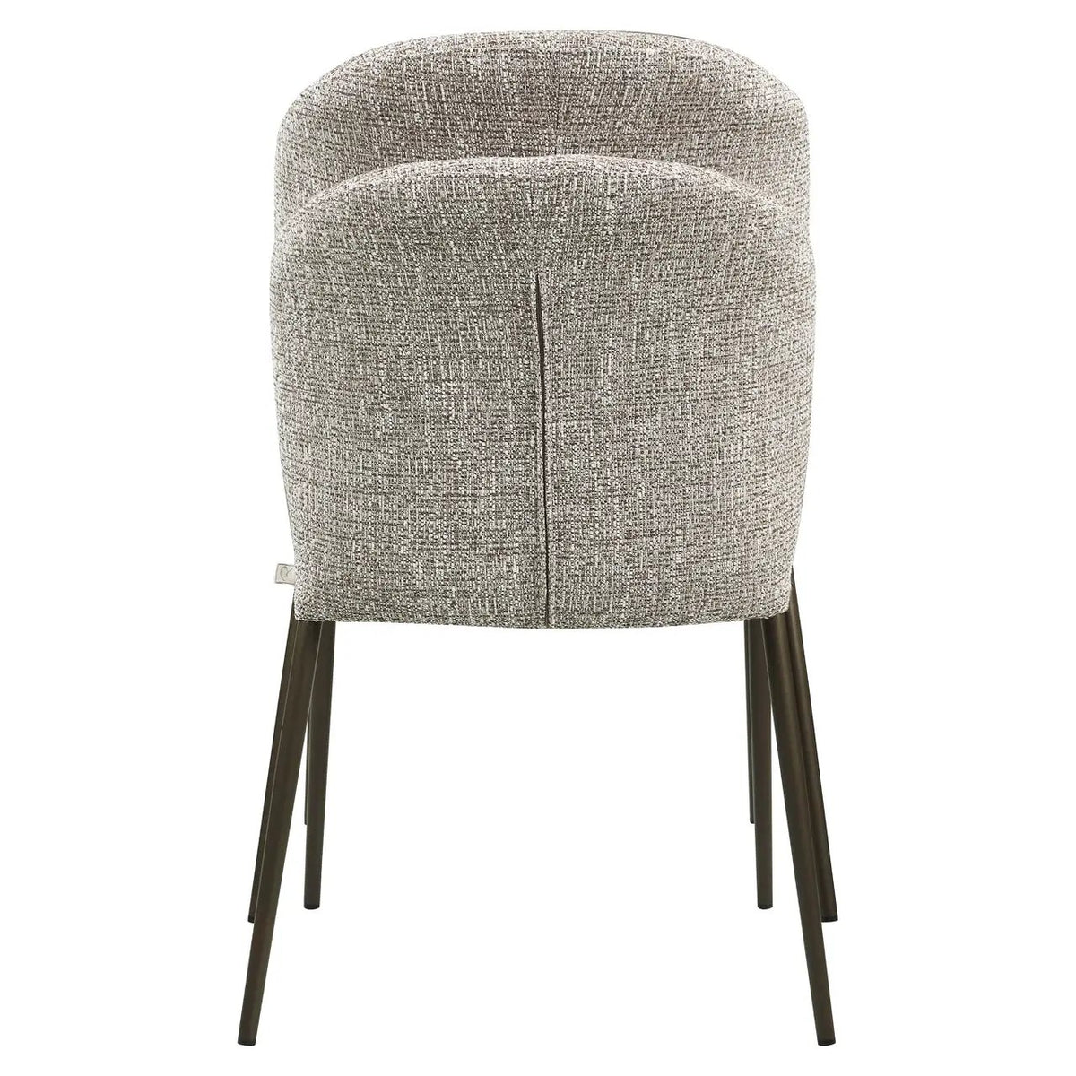 Eetkamerstoel Stacker aardetint tweed vlamvertragend (set van 2) by Richmond Interiors