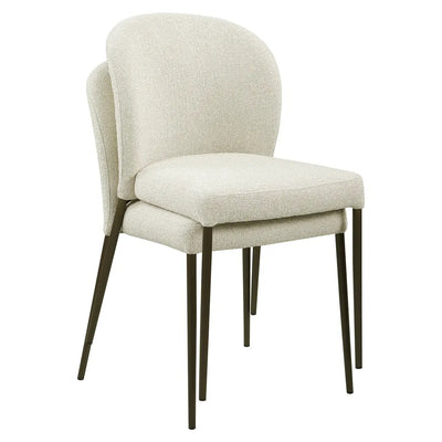 Eetkamerstoel Stacker biscotti vlamvertragend (Set van 2) by Richmond Interiors