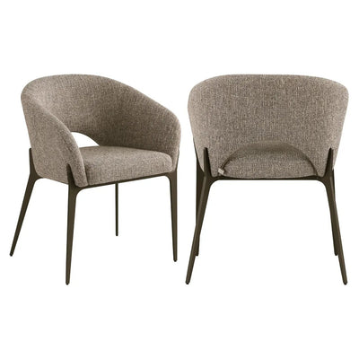 Eetkamerstoel Kenzi bruine tweed by Richmond Interiors