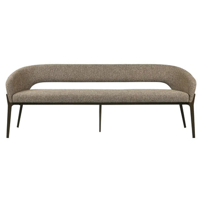 Eetkamerbank Kenzi bruin tweed by Richmond Interiors