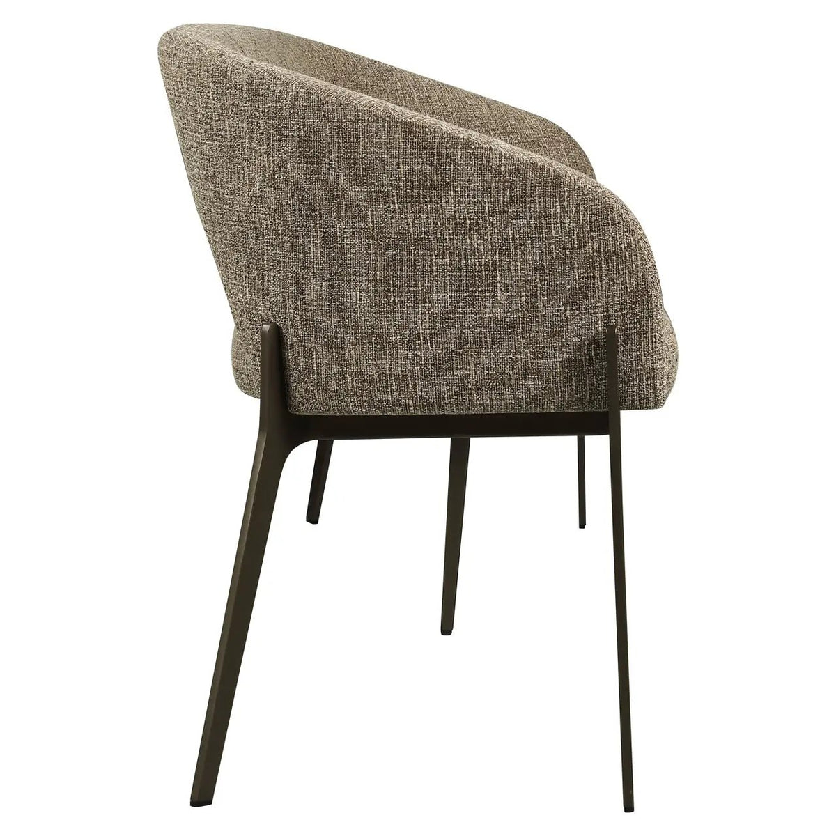 Eetkamerbank Kenzi bruin tweed by Richmond Interiors