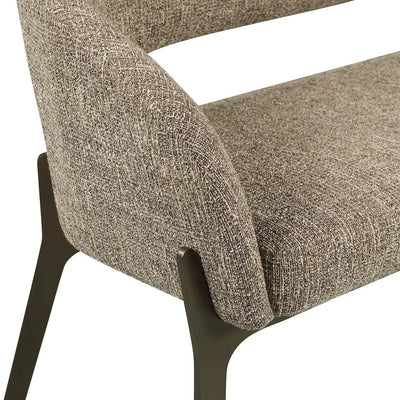 Eetkamerbank Kenzi bruin tweed by Richmond Interiors